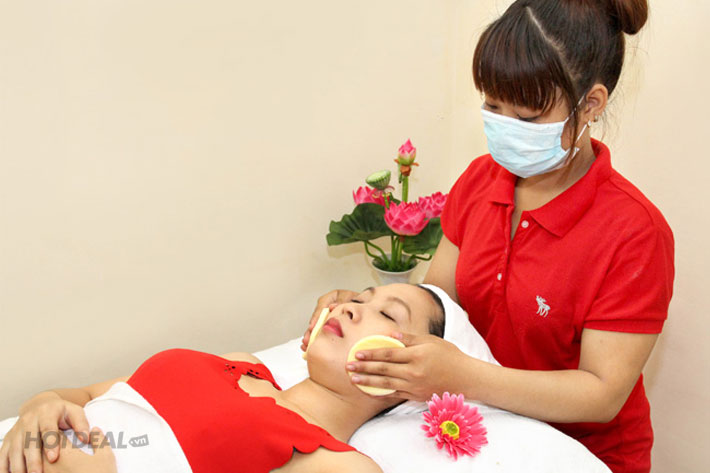 Massage Body Thư Giãn + Massage Tan Mỡ Bụng, Eo + Mặt Nạ Collagen